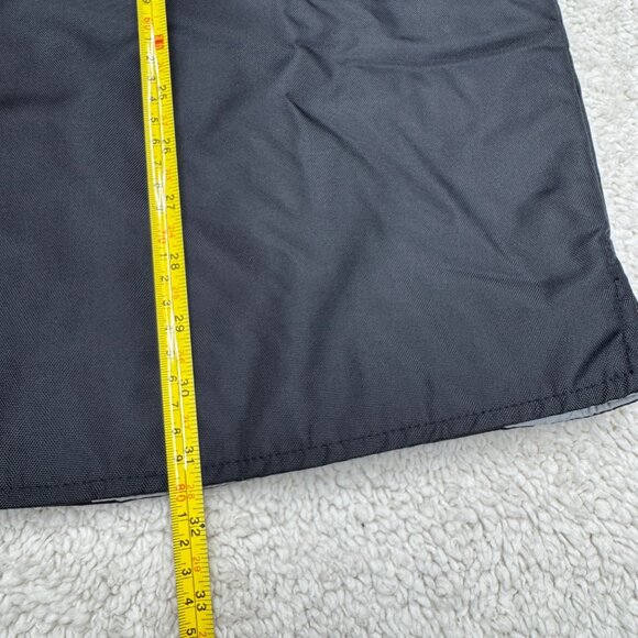 Adidas 3 Stripes Men's Insulated Black Full Zip Windbreaker Jacket, Size L - Picture 8 of 9